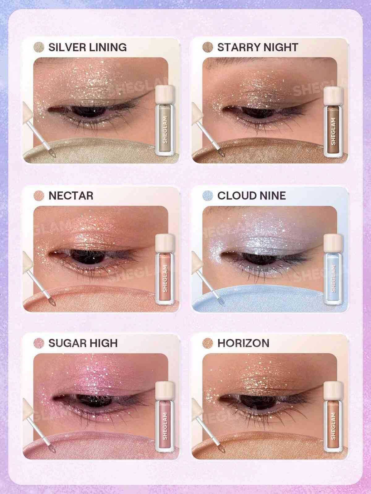 سایه شاین‌دار چشم مایع شیگلم (Airglow Eye Tint sheglam) - تصویر 2