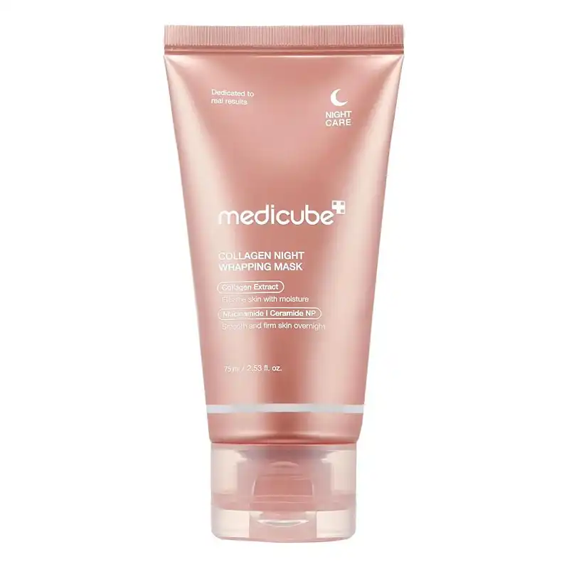 ماسک کلاژن و لایه بردار مدیکیوب toning wrapping mask - تقویت خاصیت ارتجاعی پوست آبرسانی عمیق و ماندگار کاهش خطوط | Atiyeh Cosmetic