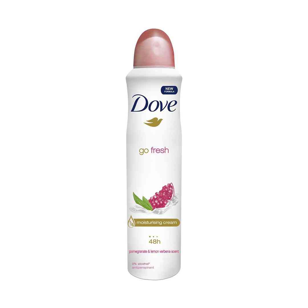 اسپری ضد تعریق زنانه داو مدل Advanced Care Go Fresh با رایحه انار و لیمو وربنا حجم 250 میلی لیتر